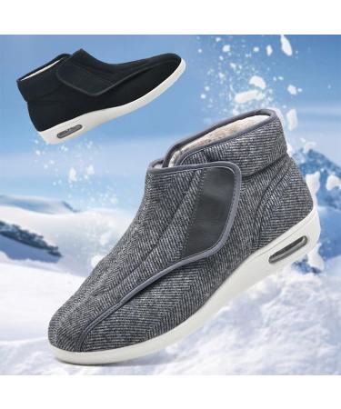Women's Stylish Diabetic Shoes - Wide Width Thermal Fleece Lined Walking Shoes for Swollen Feet & Plantar Fasciitis - Lightweight & Pressure-Free - Size 9 Black - Buy Online on GoSupps.com