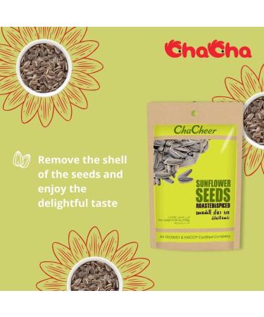Chacha Roasted Salted Sunflower Seeds - Premium Chinese Snack | 130g x 2 Pack - Buy Online on GoSupps.com