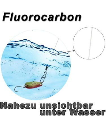 Buy Premium Fluorocarbon Leader for Spin Fishing | 6x Predatory Fish & Pike Fishing Leader - International Shipping Available - Buy Online on GoSupps.com