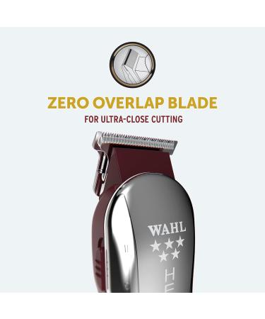 Wahl Hero Trimmer Professional Hair Trimmers Close Trimming Detailing and Outlining Lightweight Corded Snap On/Off Blades Super Lightweight Barbers Supplies - Buy Online on GoSupps.com