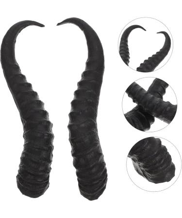 GAROZATION 1 Pair DIY Croissant Hair Accessories Plastic Sheep Horns Plastic Horns for DIY Headband Costume DIY Horns Costume Props Cosplay Party Supplies Props for Halloween Party - Buy Online on GoSupps.com