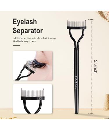 TEOYALL Eyebrow Liner Brushes - Dual-Ended Angled Bristles & Spoolie for Perfect Eye Makeup | All-in-One Set for Professional Results - Buy Online on GoSupps.com
