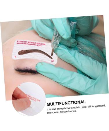 FOMIYES 288 Pcs Eyebrow Stickers Eyebrow Kit Eyebrows Shaper Eyebrow Tools Eyebrow Shaper Disposable 1 count (Pack of 1) Whitex3pcs - Buy Online on GoSupps.com