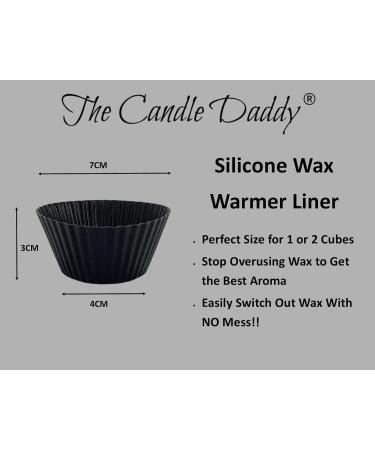 The Candle Daddy: 3 Navy Silicone Wax Warmers - Reusable Deposits for All Wax Melting Users - Buy Online on GoSupps.com