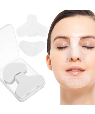 Beaupretty 200 Pieces Cotton Pad for Nose and Chin Nose Patches Chin Cleansing Patches Nose Cotton Pad Nose Strip Patch Cleansing Pore Strips