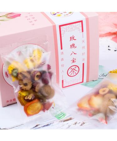 Rose Eight Treasures Tea 130g/box 4.58oz/box Scented Tea Bags Fruit Tea Herbal Tea Cold Brew Tea  - Buy Online on GoSupps.com