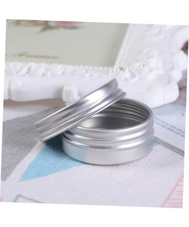 WOFASHPURET Box Container with Lid Powder Jar Clear Purses Mini Candy Clear Lip Balm Tin Containers with Lids Aluminium Cosmetic Screw Tea Buttercream Cream Jars with Lids Travel Tinplate Nut - Buy Online on GoSupps.com