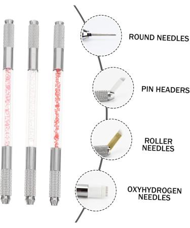 OHPHCALL 3pcs Plastic Copper Eyebrow Pen Crystal Microblading Pens Makeup Supplies - Buy Online on GoSupps.com