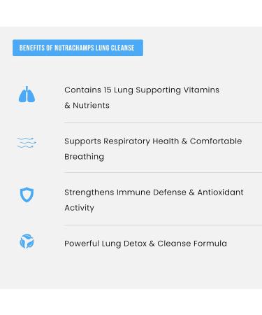 NutraChamps Liver Cleanse Capsules and Lung Cleanse Capsules 2 Pack Bundle - Buy Online on GoSupps.com