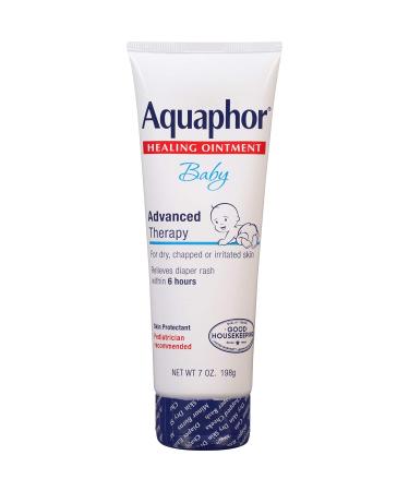 Aquaphor Baby Healing Ointment Diaper Rash and Dry Skin Protectant 7 Oz (4 Pack)