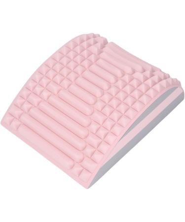 Lower Back Stretcher Tool Reduce Fatigue Physical Traction Spine Traction Neck Release Tool for Neck Back Pain Relief EVA Material (Light) Light Pink - Buy Online on GoSupps.com