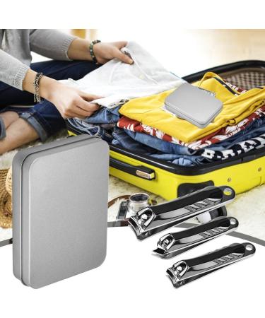Buy Caredgo 3-Piece Nail Clip Set - Durable Nail Cutters for Toes & Fingernails | Ideal for Toothed Nails | International Shipping - Buy Online on GoSupps.com