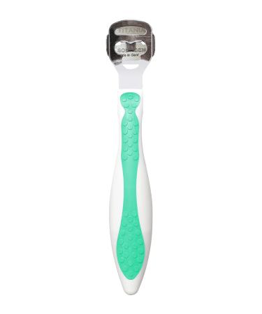 TITANIA Softtouch Hornhauthobel | 16.5 cm | Doppelseitige Klinge | Blisterkarte | 1 Pack (39 g) - International Shipping Available - Buy Online on GoSupps.com