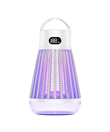 Mosquito Killing lamp Two-in-one Portable Home Mosquito Killer Outdoor Camping Lantern White FREE