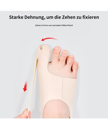 Hallux Valgus Corrector & Bandage - Pain Relief Hammer Toe Separator & Protective Socks for Comfortable Wear with Shoes - Buy Online on GoSupps.com