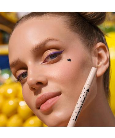 Eveline Cosmetics Double Ended Stamp Eyeliner - No. 01 Heart & Star Waterproof Vegan Formula - Buy Online on GoSupps.com