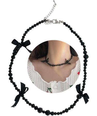 Handmade Oralgos Fashionable Necklace | Elegant Crystal Pearl Choker for Women & Girls - Buy Online on GoSupps.com