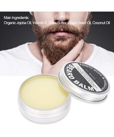 Organic Bart Balm for Men - 60g Beard & Mustache Care Wax | Moisture & Shaving Balm Gift - Buy Online on GoSupps.com