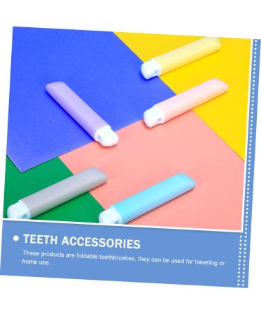 Beaupretty 5-Piece Foldable Travel Toothbrush Set - Durable & Practical Portable Toothbrush for Camping & Home Use - Buy Online on GoSupps.com