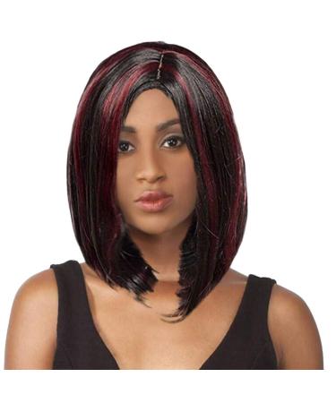 Wig Ladies Long Hair Black Red Curly Straight Brazilian Women Party Hair 50s 60s 70s 80s
