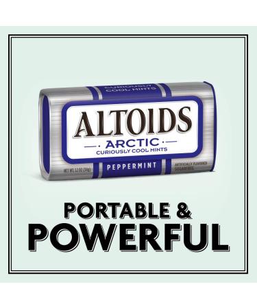 ALTOIDS Arctic Peppermint Mints 1.2oz Tin - Pack of 8 | Refreshing Mint Candy - Buy Online on GoSupps.com