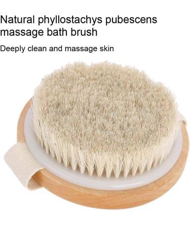 Buy Body Brush for Wet or Dry Brushing - Soft Bath & Shower Massage Brush for Skin Cleaning - International Shipping Available - Buy Online on GoSupps.com