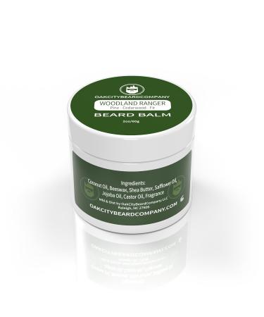 OakCityBeardCo. Woodland Ranger Beard Balm 2oz Pine & Cedarwood Conditioner | Natural Beard Care - Buy Online on GoSupps.com