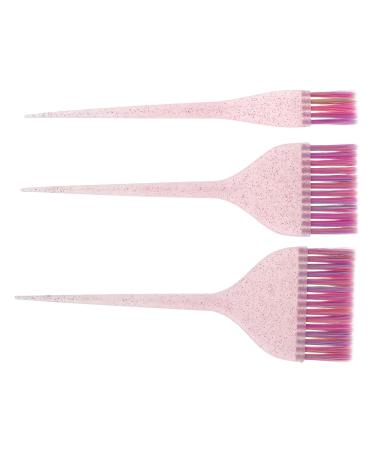 3 pi ces Peignes de Teinture Cheveux avec Manche Long Kit pour Salon Pinceaux Applicateurs Paillettes Outils Coiffure Faciles pour D butants et Utilisation Maison
