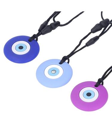 3PCs Children's Tooth Toys - Blue Sky Blue & Purple Silicone Teething Toys for Toddlers - Perfect for Home & Travel - Buy Online on GoSupps.com