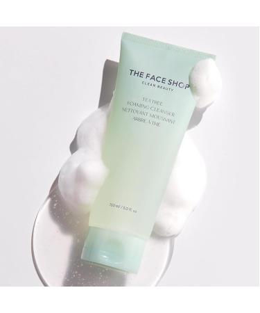 THE FACE SHOP Tea Tree Pore Clarifying Gel Cleanser | Gentle Acne-Prone Skin Cleanser | Removes Excess Sebum & Soothes | 5.0 fl. Oz | K-Beauty - Buy Online on GoSupps.com