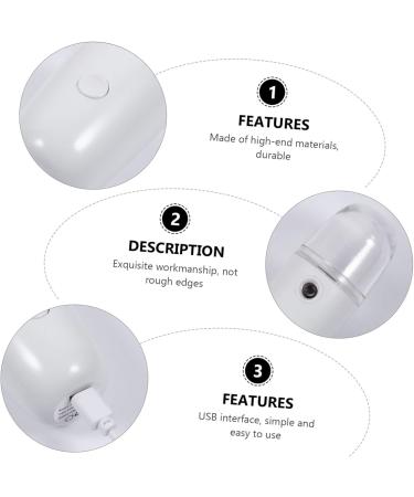 Baluue 1 Set Spray Hydrating Apparatus Mist Sprayer Face Steamer Mister Lash Facial Mister Plastic White - Buy Online on GoSupps.com