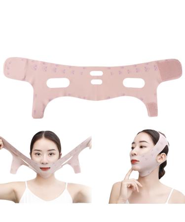 Double Chin Reducer Soft High-Elastic V Line Lifting Mask Breathable Chin Strap Depuffing and Skin Tightening Chin Mask Normal Style Beauty Tools