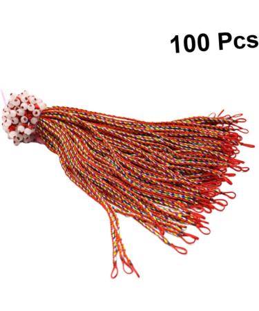 EXCEART 100pcs Rastafari Braided Bracelet Ethnic Bracelets Simple Bracelet Womens Bangle Bracelets Ladies Bracelet Jewelry Bracelets Girls Gift Handcraft Bracelet Accessories To Weave Miss - Buy Online on GoSupps.com