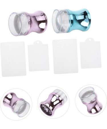 DOITOOL 1 Set Nail Stamp Nail Art Scrapers Clear Nail Varnish Nail Art Stamper Transparent Gel Nail Polish Barniz De Gel Para U as Nail Beauty Tools Metallic Color Nail Plate Plastic Abs - Buy Online on GoSupps.com