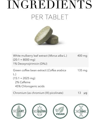 New Nordic Zuccarin Diet - Herbal Supplement to Support a Healthy Lifestyle - Contains White Mulberry Leaf Extract & Green Coffee Bean Extract - 60 Vegan Tablets (Pack of 3) - Buy Online on GoSupps.com