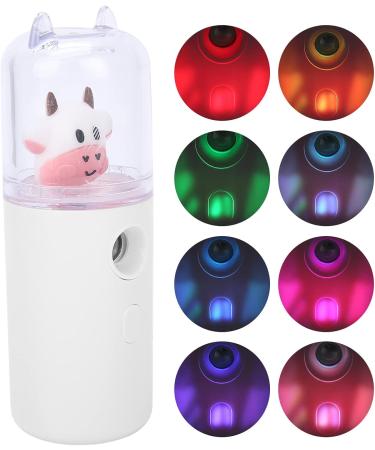 Qukaim Face Nano Sprayer Facial Mist Sprayer Portable Cartoon Animal Nano Skin Moisturizing Spray Home Office Handheld Face SprayerWhite - Buy Online on GoSupps.com