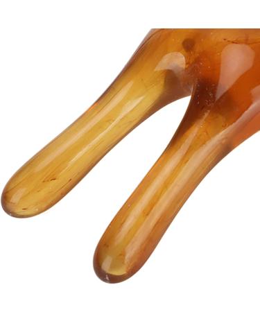 Nose Massager Resin Gua Sha Facial Tool - Nose Shaping Scraper for Women (Amber) - International Shipping Available - Buy Online on GoSupps.com