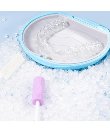 Retainer case Blue Slim Orthodontic Dental Case w/Magnetic Suitable for Invisible Braces & Aligner Removal Tool & Aligner Chewies & Braces Wax & Orthodontic Wax for Men & Women - Buy Online on GoSupps.com