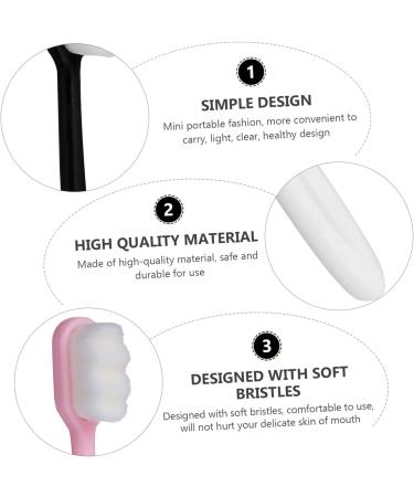 Tovinanna Extra Soft Toothbrush - 8st Physiotherapy Sport Shoulder Design for Adults & Children | Optimal Oral Care & Gentle Cleaning - Buy Online on GoSupps.com