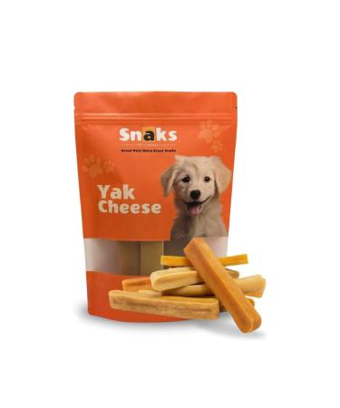 Snaks Yak Cheese Dog Chew - Cheese Bones & Long Lasting Dental Treats for Aggressive Chewers - Keeps Dogs Busy & Improves Oral Health - Rawhide-Free - Pack of 4 Small (Approx. 160-200g Per Pack) Small Pack of 4