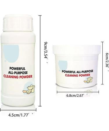 Peachloft Powerful Kitchen All-Purpose Cleaning Powder Powerful All Purpose Cleaning Powder Peachloft Pan Cleaner Household Multifunctional Strong Cleaning Agent (2pcs-250g) - Buy Online on GoSupps.com
