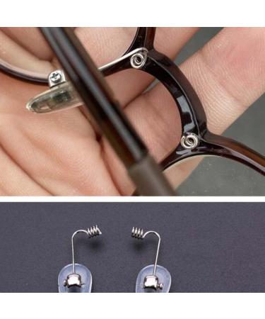 Buy Heyona Glasses Repair Set Silver Metal Nose Pad Replacement & Armor Holder for Glasses | Shop Internationally - Buy Online on GoSupps.com