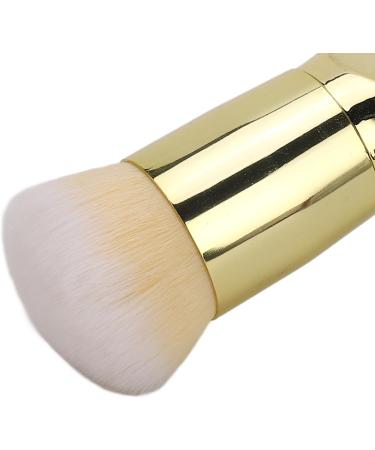 Makeup Brush Metal Comfortable Cosmetic Powder Brush No Tracing Gold for Party for - Buy Online on GoSupps.com