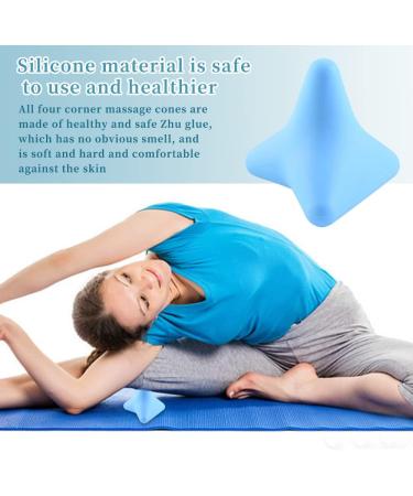 Languo Trigger Point Presser & Suction Trunk Finger Massage Ball - Pain-Free Muscle Relief Device for Back & Feet - Blue - Buy Online on GoSupps.com