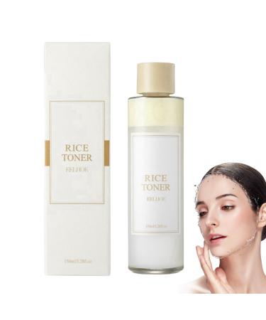 150ml Rice Toner Rice Water Rice Face Toner Hydrating Toner for Face Natural Moisturizer Glow Essence Hydrating and Moisturizing Rice Extract Smoothing Toner for Face Essential Toner Deep Hydration