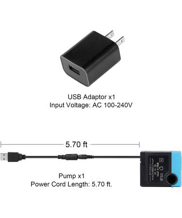 VinDox SP-400LV USB Replacement Pump for Pet Drinking Fountains - Compatible with PetSafe Drinkwell Ceramic, Stainless Steel, and 360 Dispensers - Buy Online on GoSupps.com