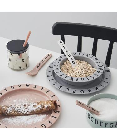 Design Letters 4-Piece Tritan Cutlery Set for Kids - BPA-Free & Dishwasher Safe - A-Z Alphabet Print - Green - Buy Online on GoSupps.com