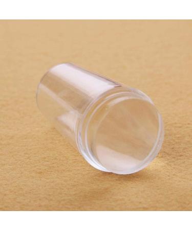 Aokeeu Clear Nail Art Stamper & Scraper Set | Transparent Silicone Marshmallow Manicure Tool | DIY Nail Stamp | International Shipping Available - Buy Online on GoSupps.com