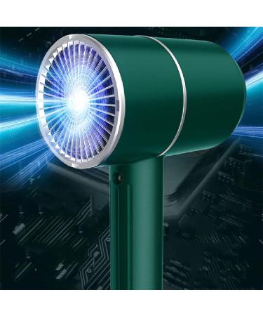 Professional Ion Salon Hair Dryer Powerful Ceramic Tourmaline Hair Dryer Professional Ion Silent Hair Dryer Attachments-best Soft Touch Body (Black) Green white - Buy Online on GoSupps.com