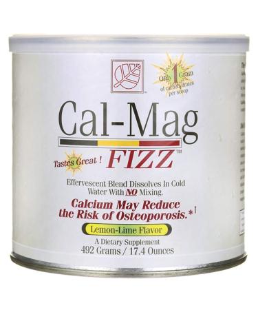 Cal-Mag Fizz - Lemon-Lime Flavor 17.4 Ounce (492 Grams) Pwdr